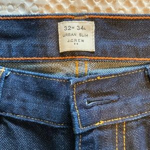 J crew urban slim jeans 32x34